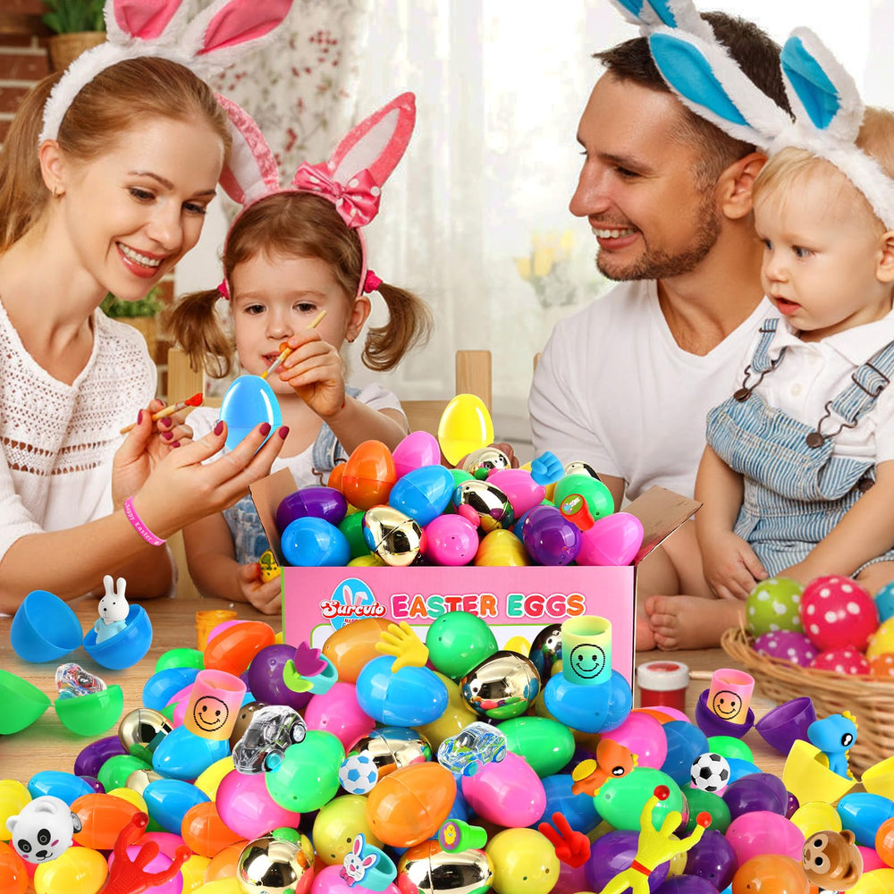 SURCVIO toddler basket stuffer eggs, handy for travel and gift-giving.
