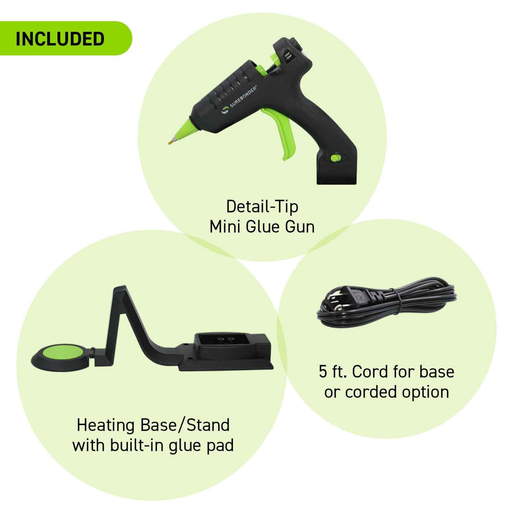 Electronics and diorama assembly with Surebonder CL-195F glue gun.