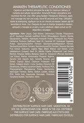 Texture closeup of Surface Awaken conditioner, rich nourishment for hair.