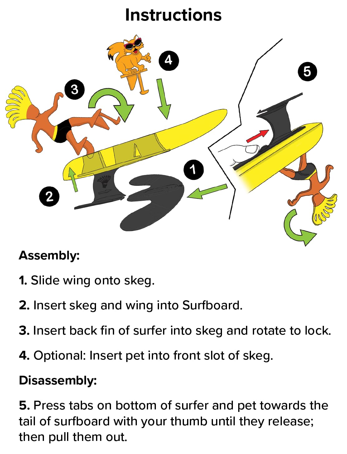 Easy snap-and-click assembly makes setup fast and satisfying