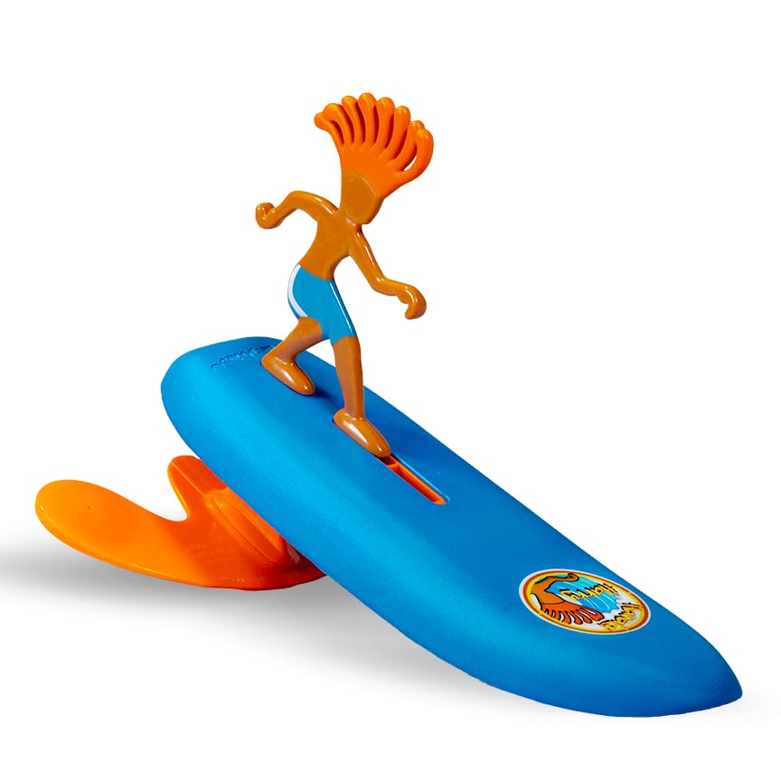 Surfer Dudes Classics Hanalei Harry mini-surfer riding small waves for outdoor fun