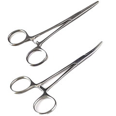SURGICAL ONLINE 5-inch straight hemostat with precision tips for small objects.