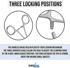 Surgical Online 8-inch curved hemostat ideal for delicate contour work.