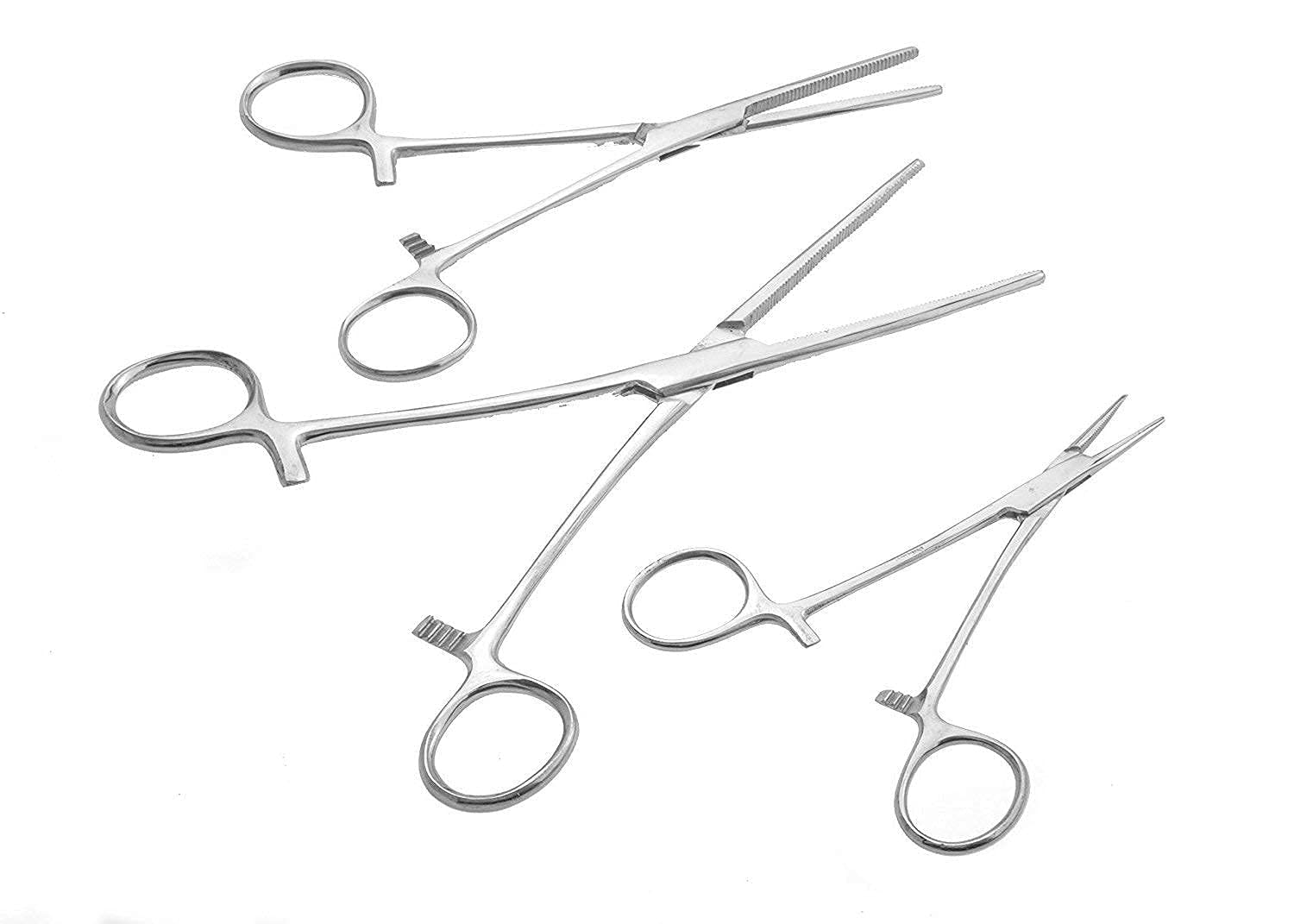 Surgical Online close-up of stainless steel hemostats showing craftsmanship and durability.