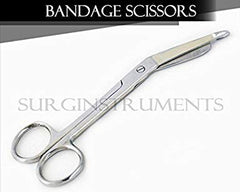 5.5 inch trauma shears with autoclavable design for sanitation.