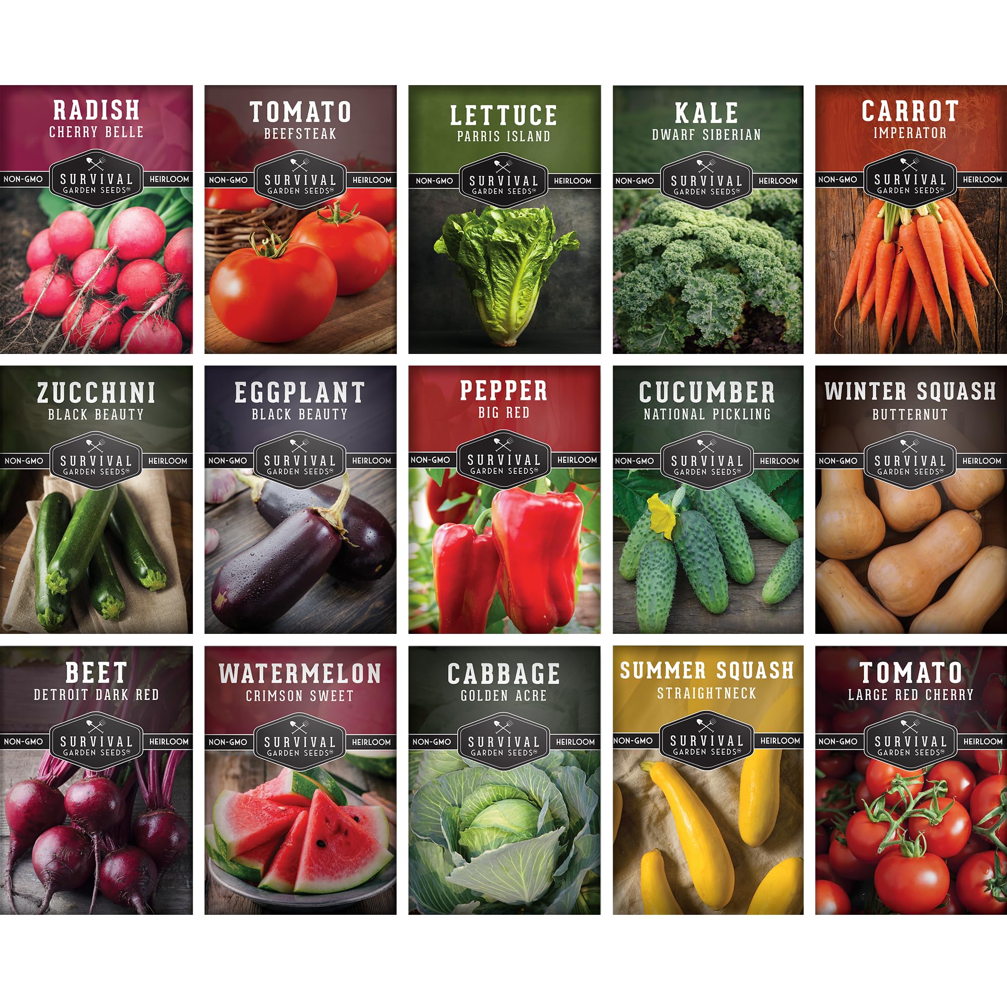 Survival Garden Seeds beefsteak tomato seed vault for abundant, flavorful harvests at home.