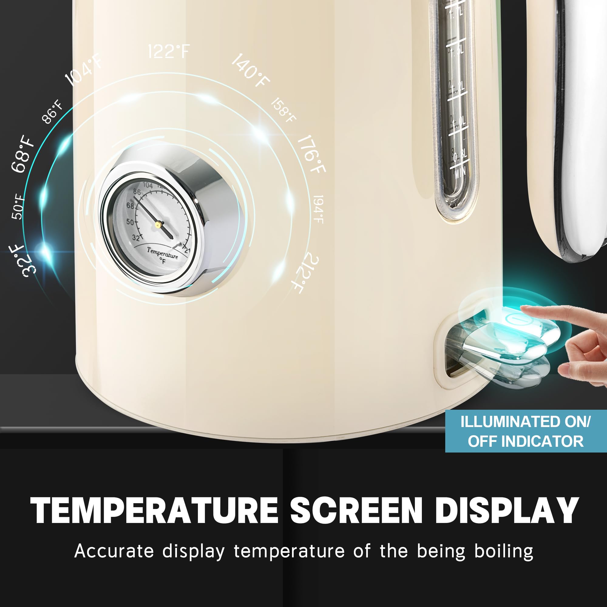 SUSTEAS lift-off lid design simplifies cleaning and refilling daily use