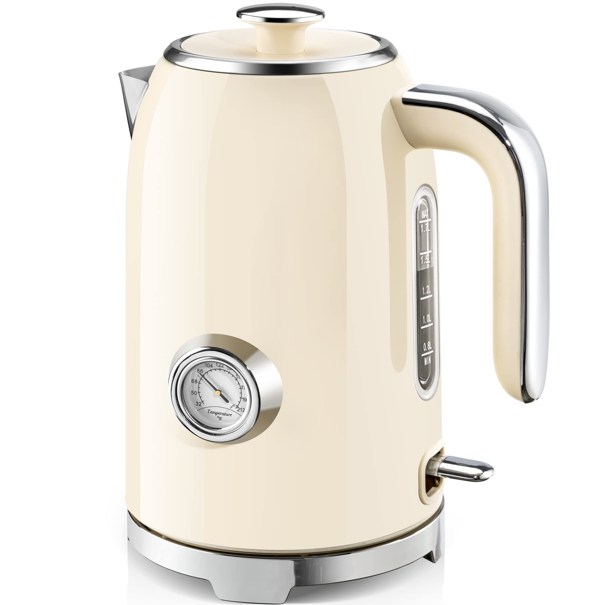 SUSTEAS electric kettle with thermometer for precise temperature control and consistent tea steeping