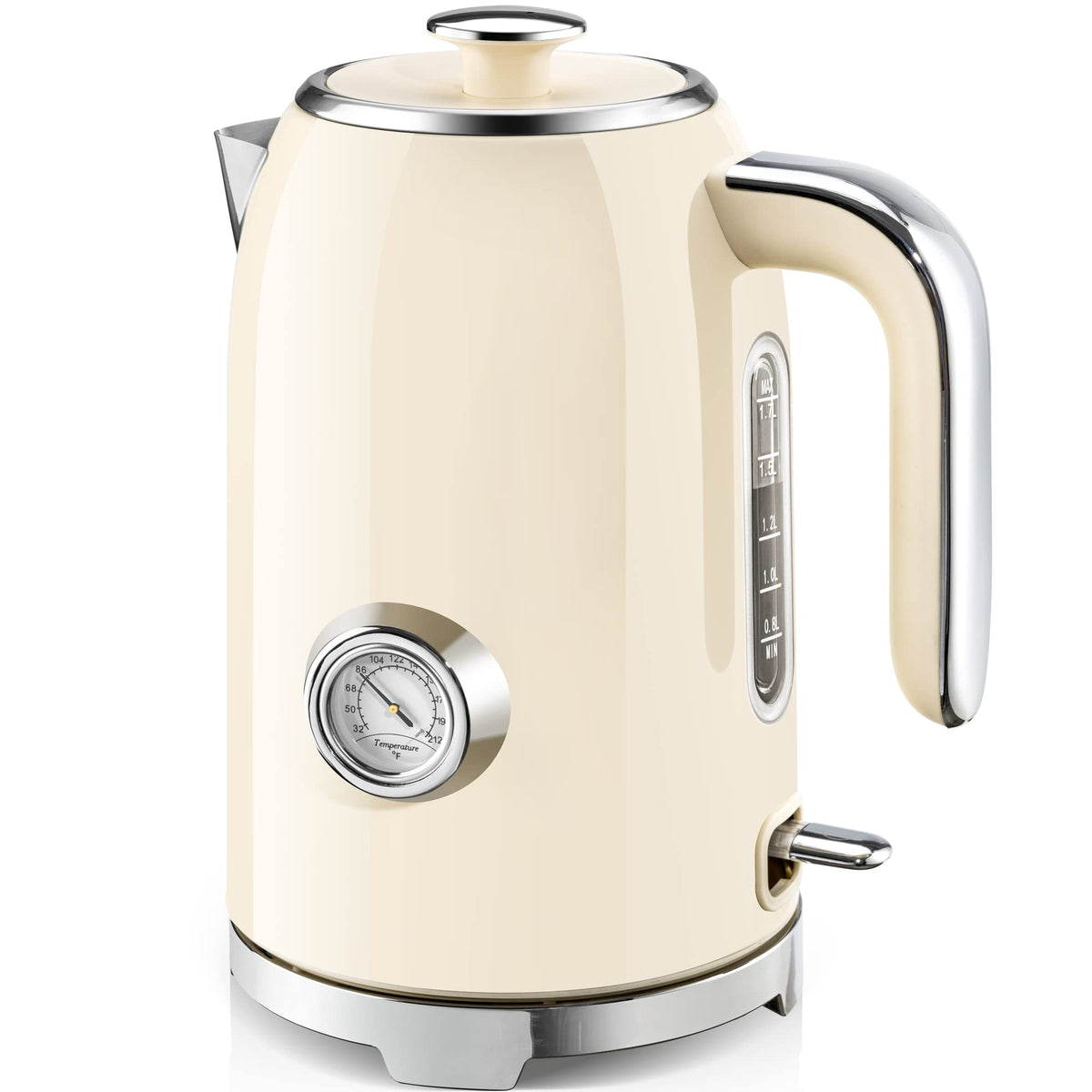 SUSTEAS electric kettle with thermometer for precise temperature control and consistent tea steeping