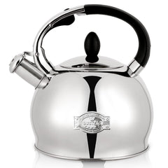 SUSTEAS stovetop tea kettle with whistle signals boiling clearly across the room