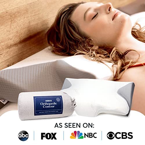 SUTERA Dream Deep Contour Pillow removable cover for easy washing
