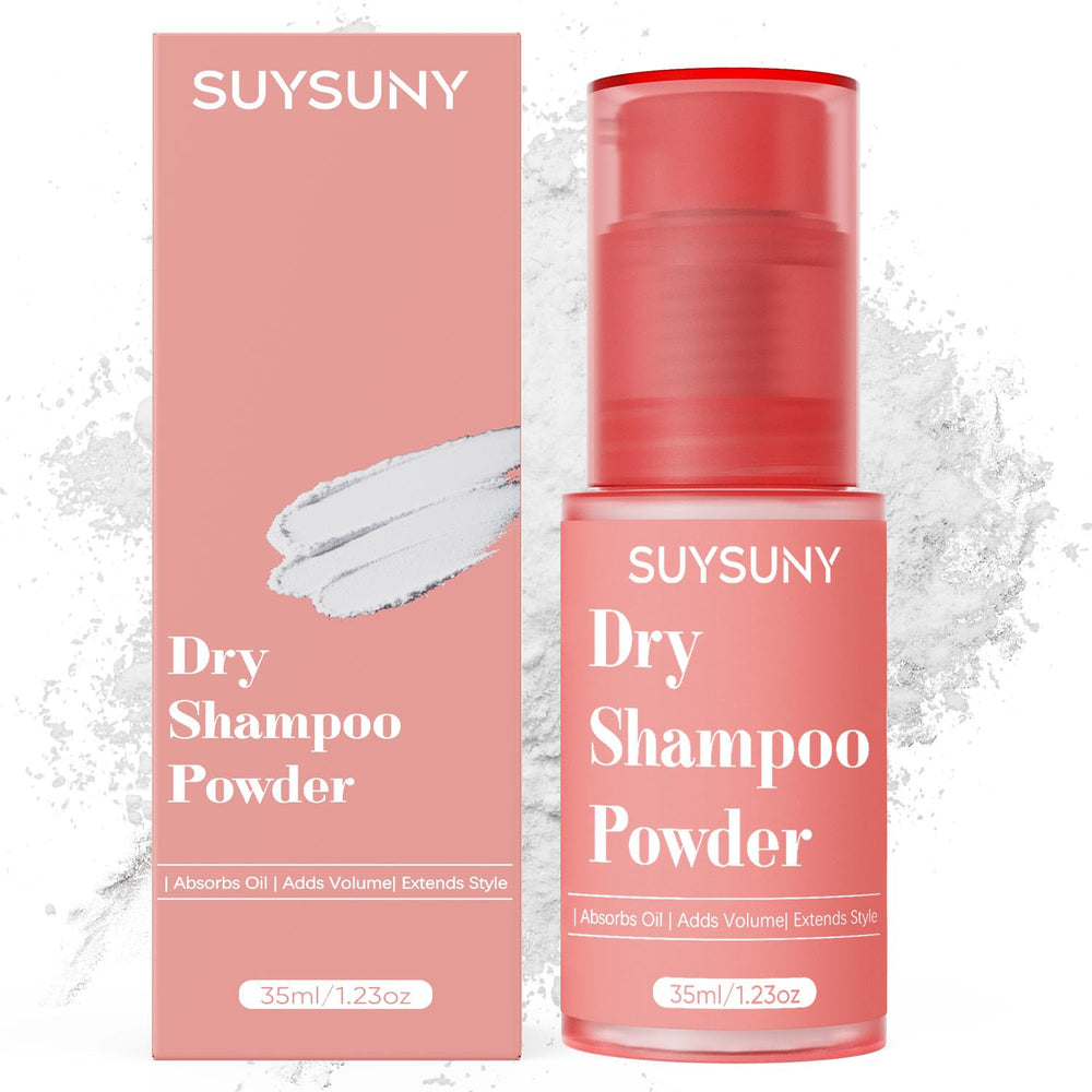 SUYSUNY dry shampoo powder travel-size refreshes roots without water