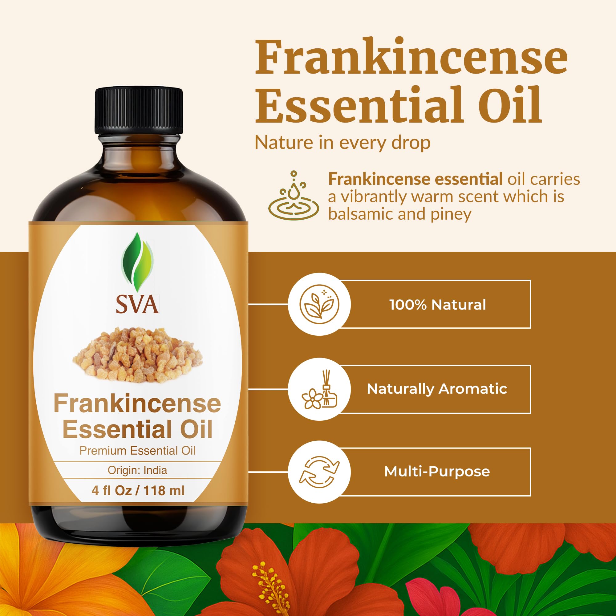 SVA Frankincense oil dropper close-up enabling precise dosage