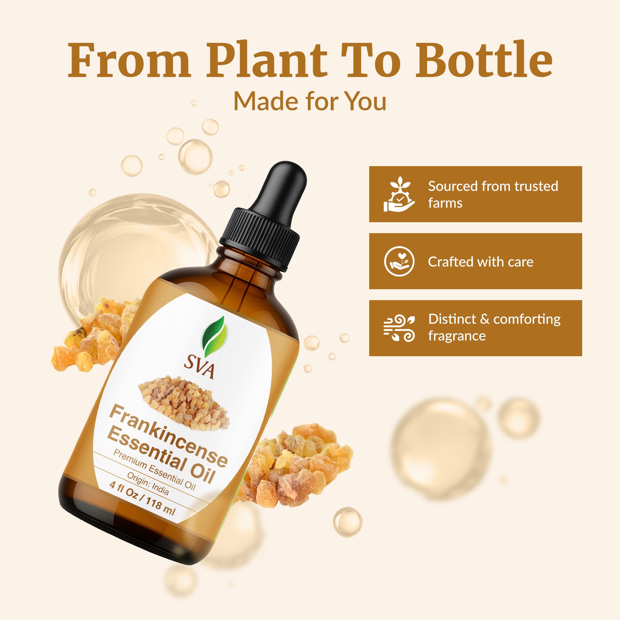 SVA Frankincense oil for skin care application and nourishment