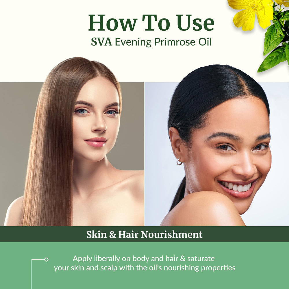 SVA Organics oil used with shampoo or conditioner for hair care