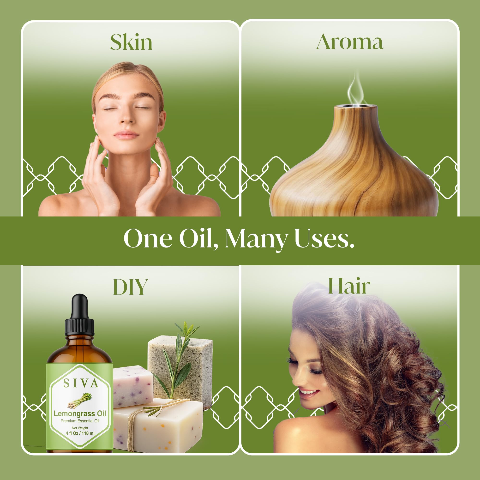 SVA Lemongrass oil used in soaps and candles for natural fragrance