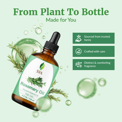 SVA Rosemary Oil being applied to skin when diluted for care
