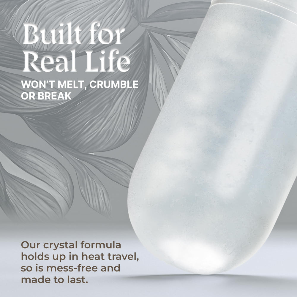 SVARA natural alum stone with a simple ingredient list for a straightforward routine