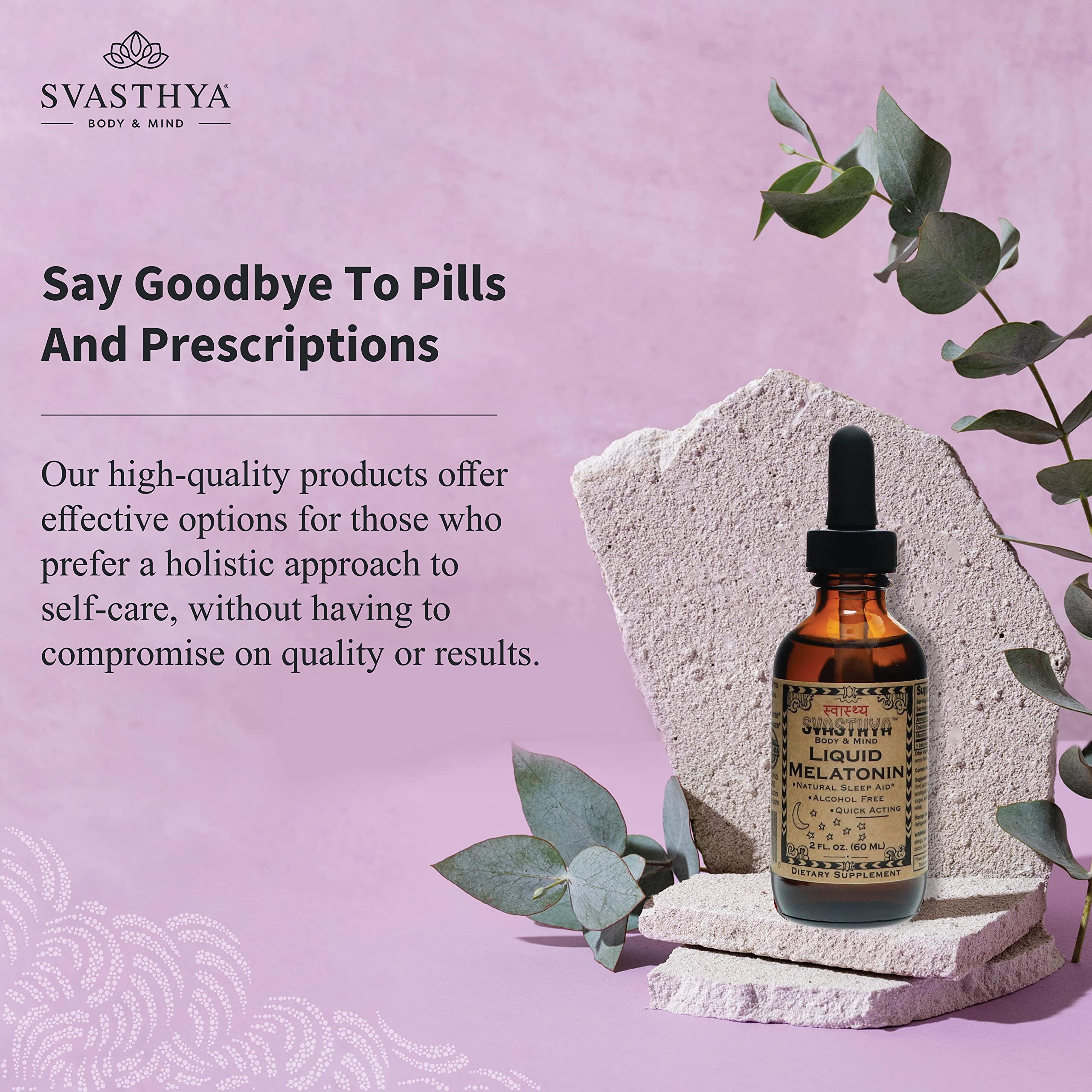 Svasthya Melatonin Liquid adult use for restful nights
