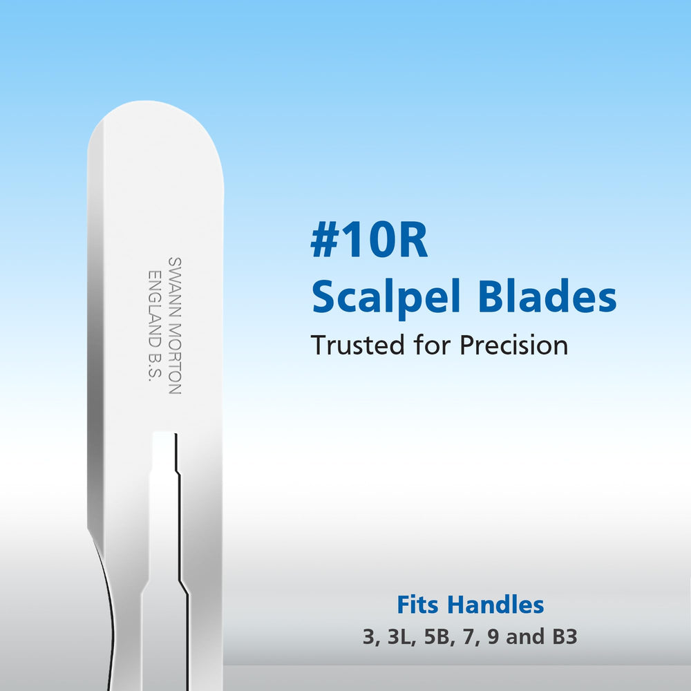 Swann Morton blade in sterile wrap for clean professional dermaplaning sessions.