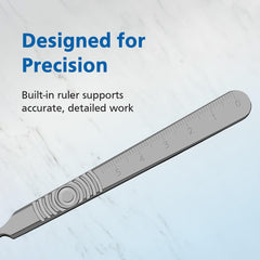 Swann Morton Scalpel Handle No 3 with built in ruler for precise measurements during procedures.