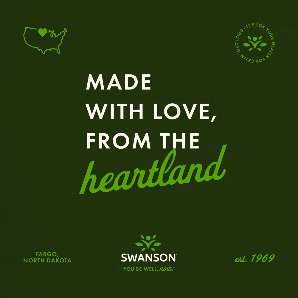 Swanson Brand quality seal on turmeric bottle signals trusted standards.