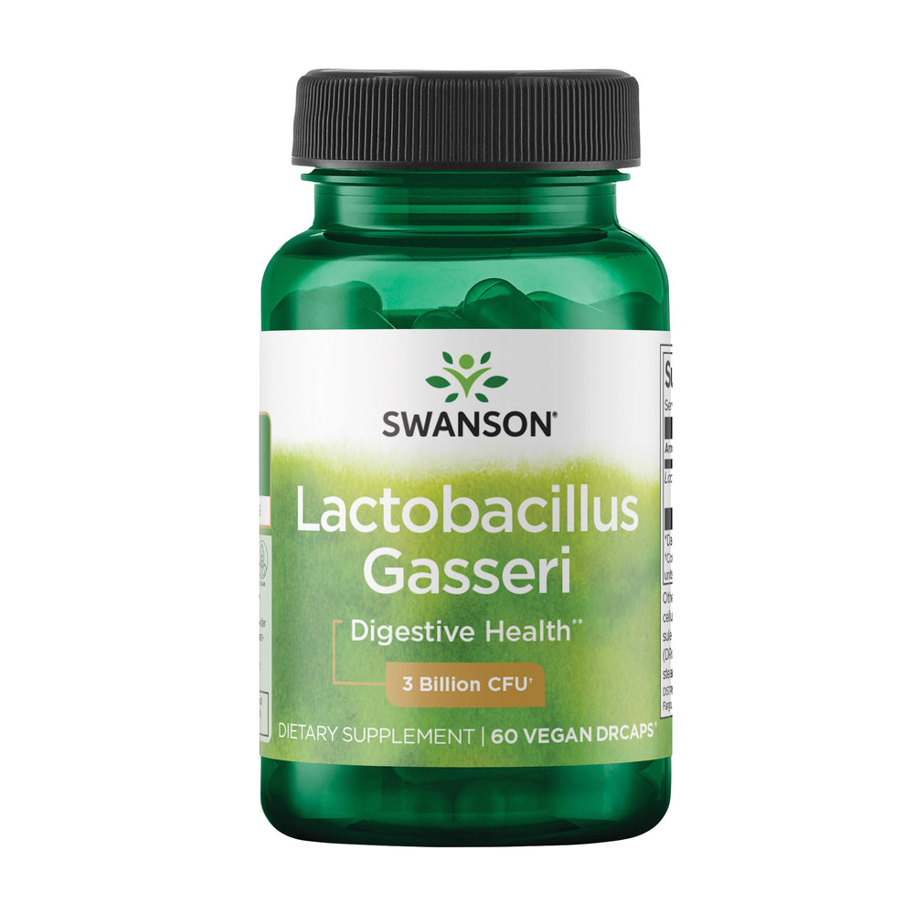 Swanson Lactobacillus Gasseri probiotic bottle for digestive support.