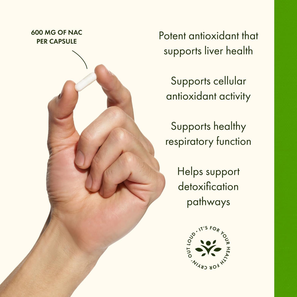 Swanson NAC packaging on shelf conveying science-based formulation for adults.