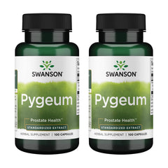 Swanson Pygeum bottle with 125 mg serving for daily urinary support.