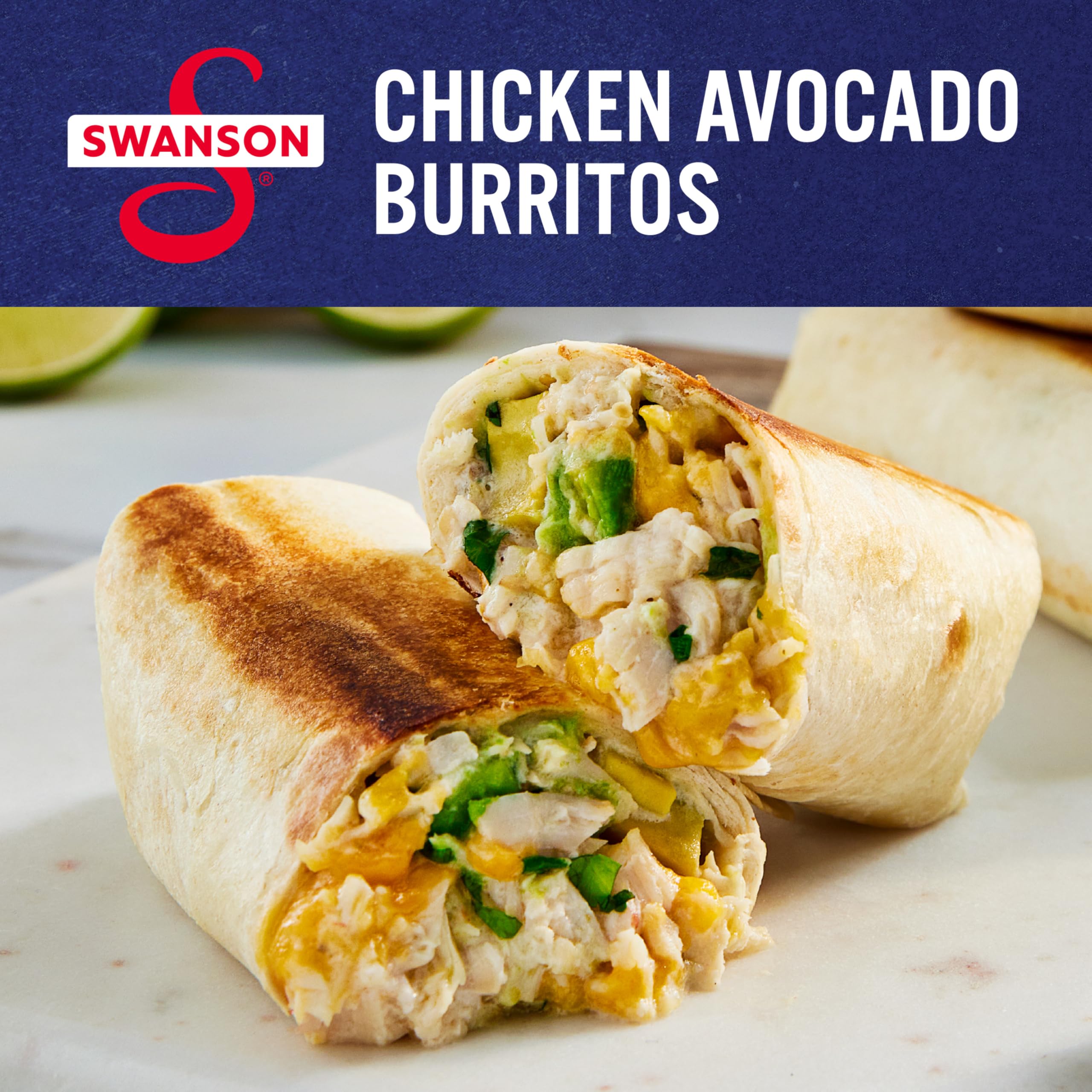 Swanson S versatile chicken base for salads, wraps, and dips.