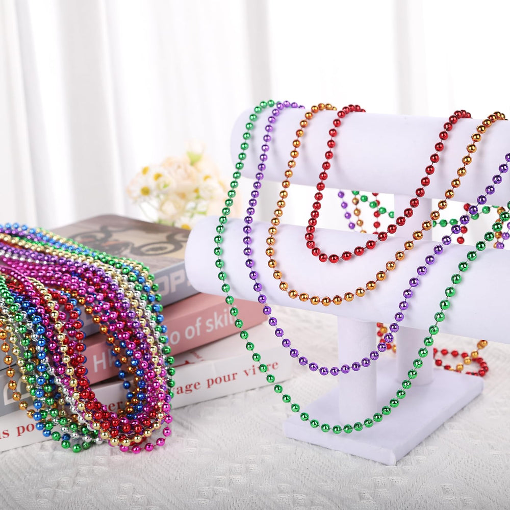 Swanucky festive decorations beads used to decorate tables and venues.