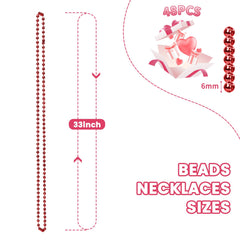 Swanucky durable plastic beads, safe and lightweight for teens and adults at parties.
