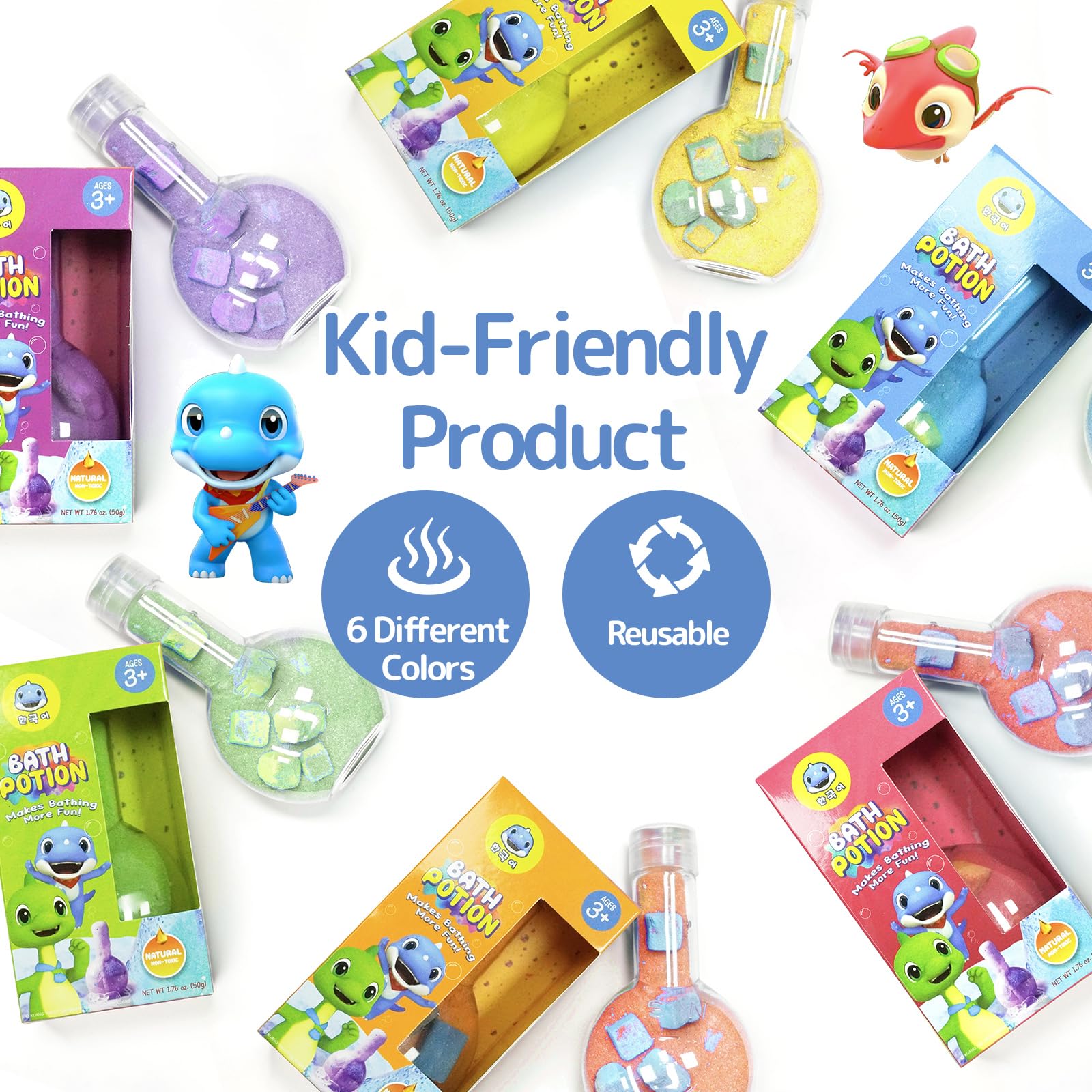 SWCANDY 6-pack offers varied color combos for creative play.