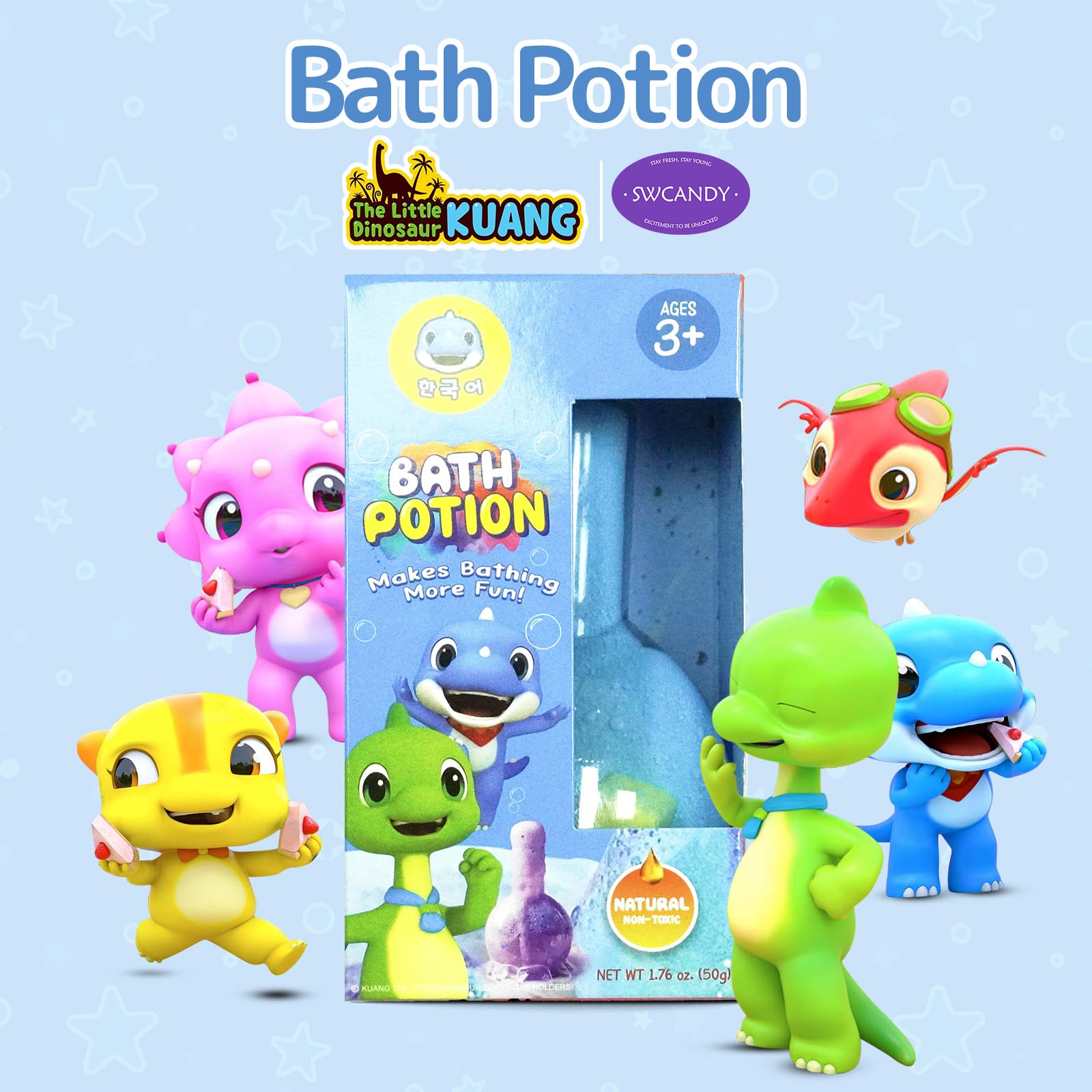 SWCANDY potion toys support engaging bath routines for children.