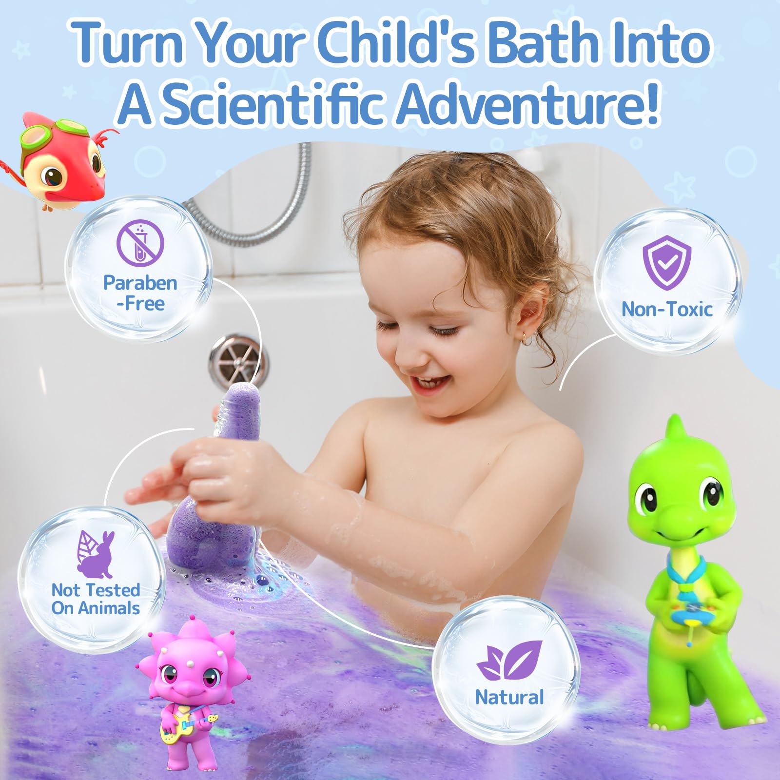 Kids mix colors and fizz outdoors with the SWCANDY potion set.
