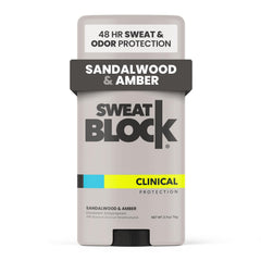 SweatBlock Clinical Strength Deodorant stick provides reliable odor protection all day.