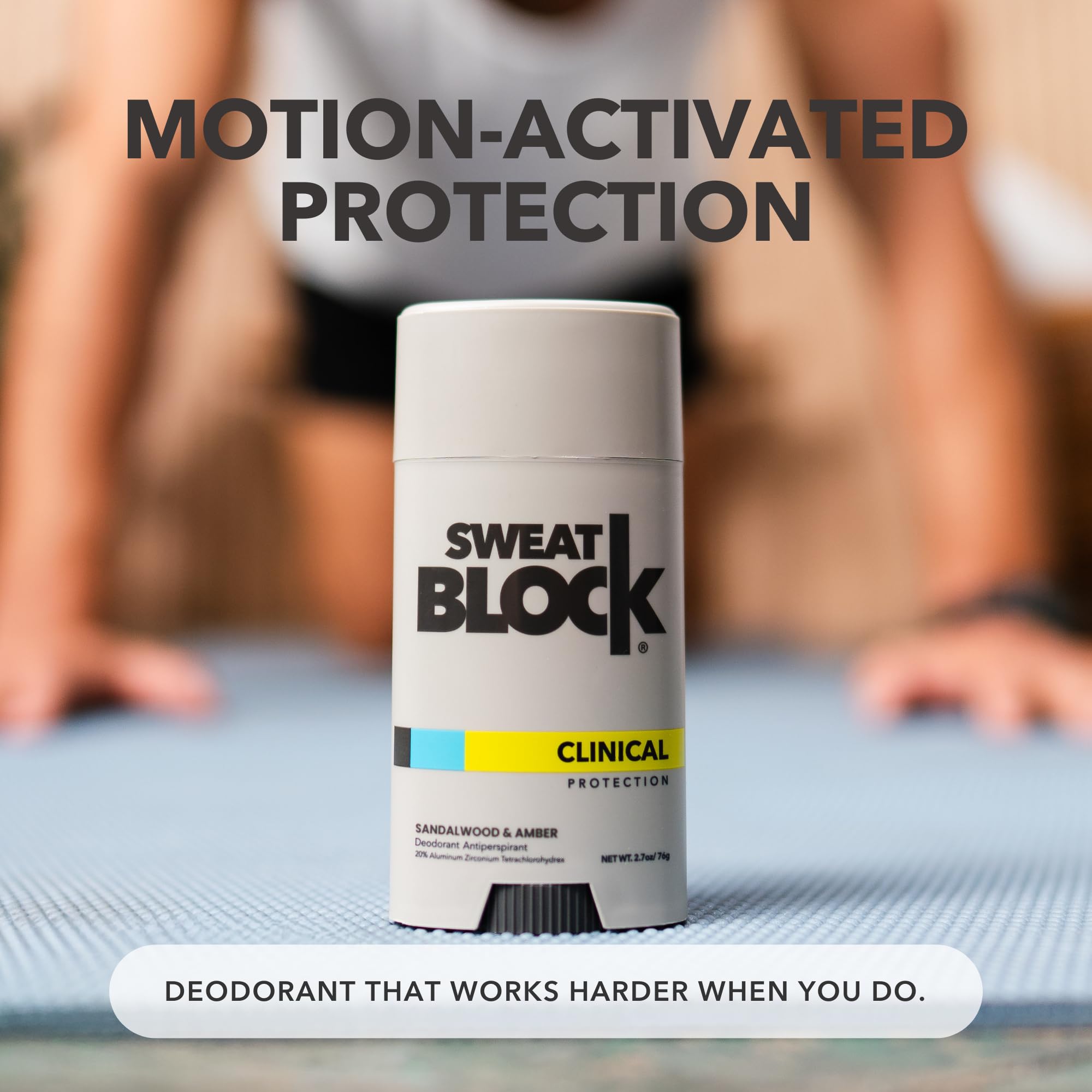 Cruelty-free, USA-made SweatBlock for clean personal care.