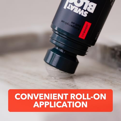 SweatBlock roll-on applicator shown night-ready for next day.