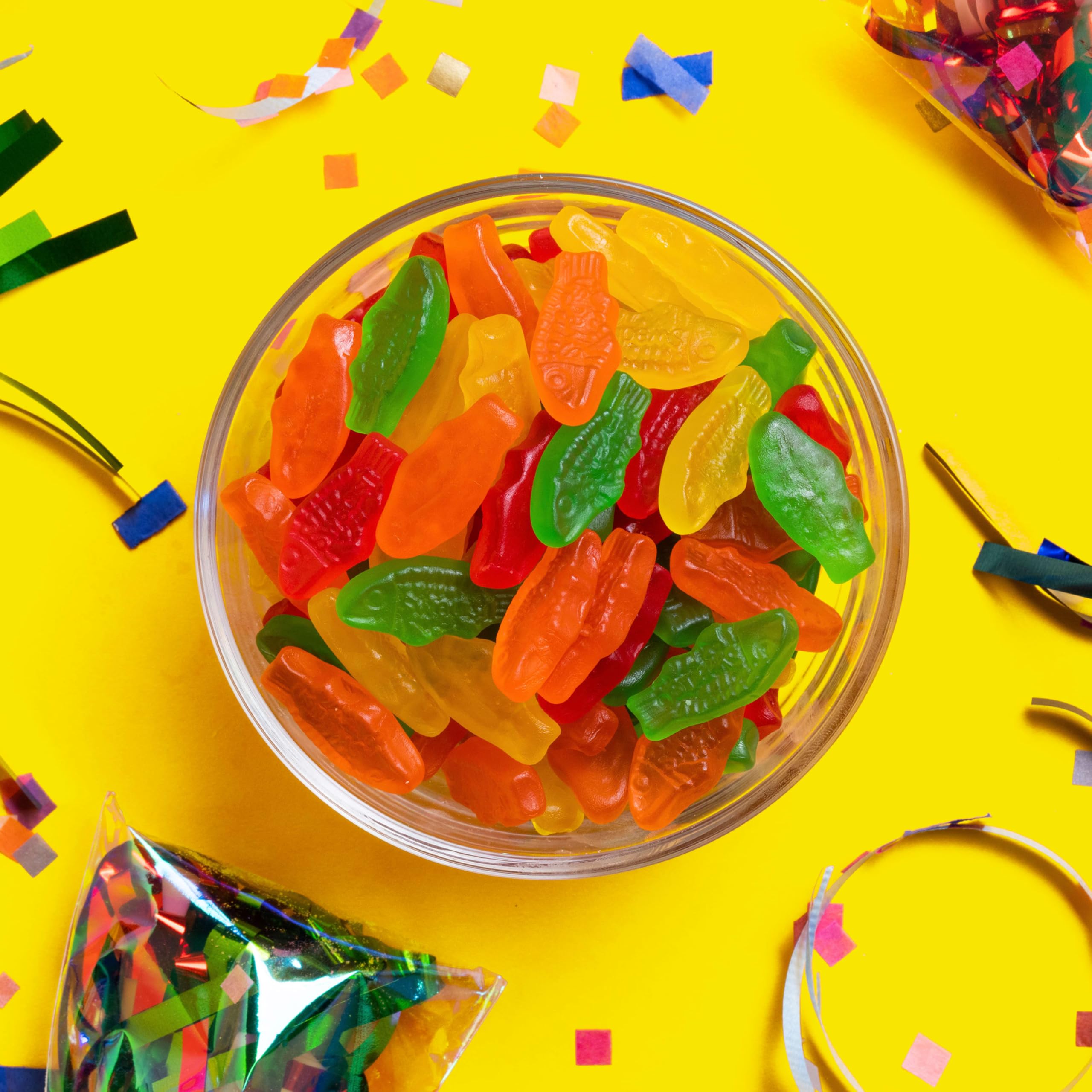 Swedish Fish mini assorted candy adds color to snack time