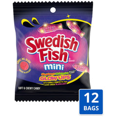 SWEDISH FISH Glow Ups edible turmeric confetti adds glow safely