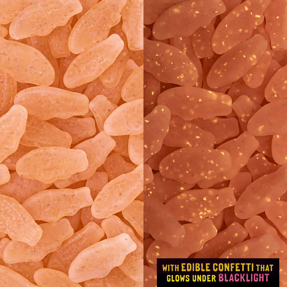 SWEDISH FISH Glow Ups fish-shaped candies in pink color