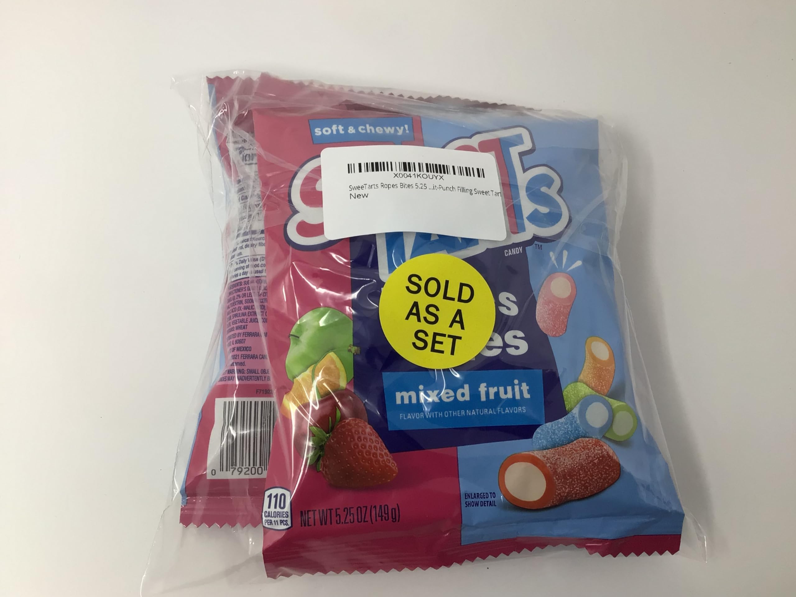 SweeTARTS Mini Chewy Candy contains no artificial flavors for a cleaner indulgence.