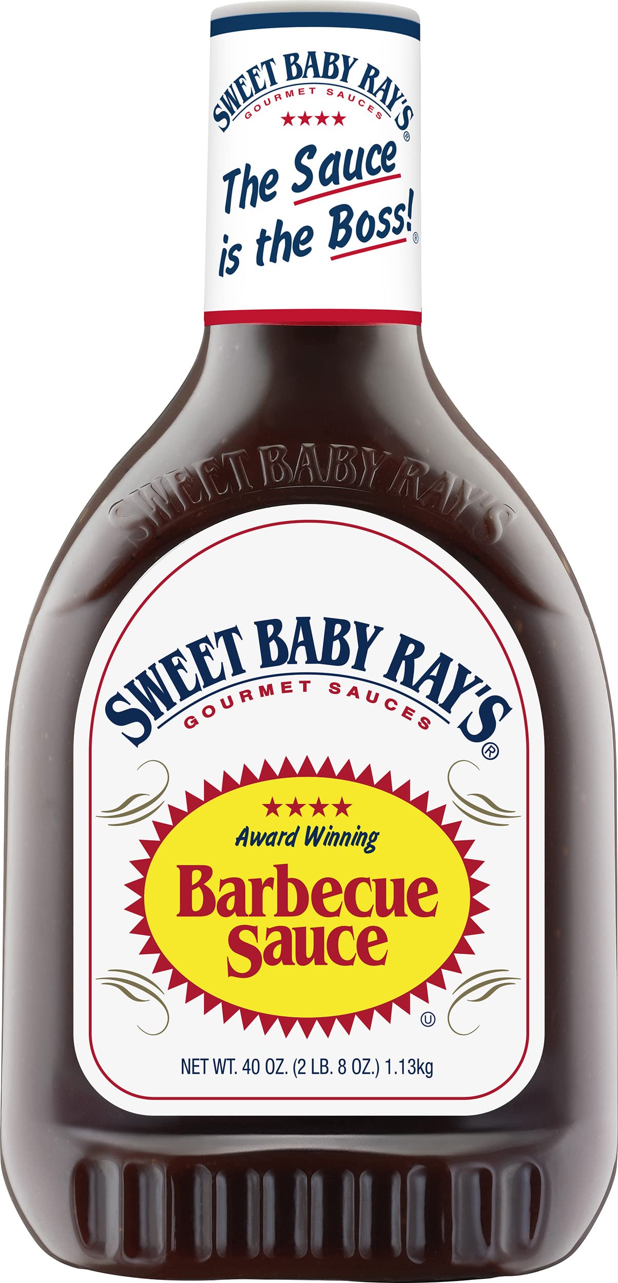 Sweet Baby Ray's barbecue sauce 40 oz bottle two-pack front view for family meals.