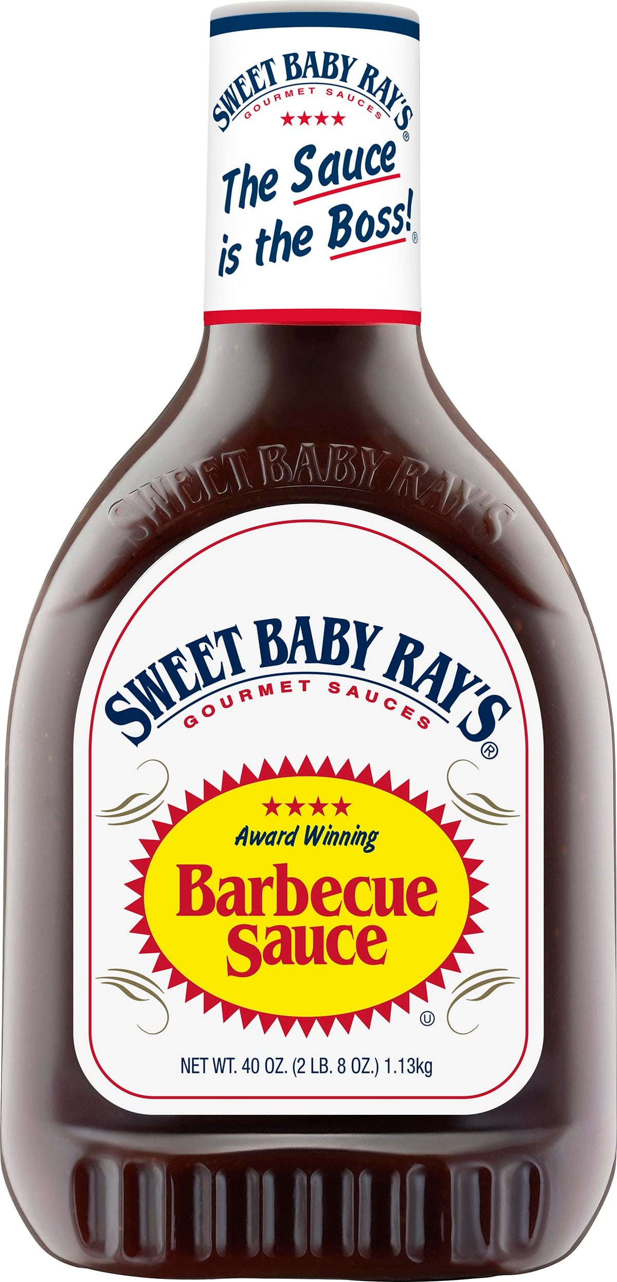 Sweet Baby Ray's barbecue sauce 40 oz bottle two-pack front view for family meals.