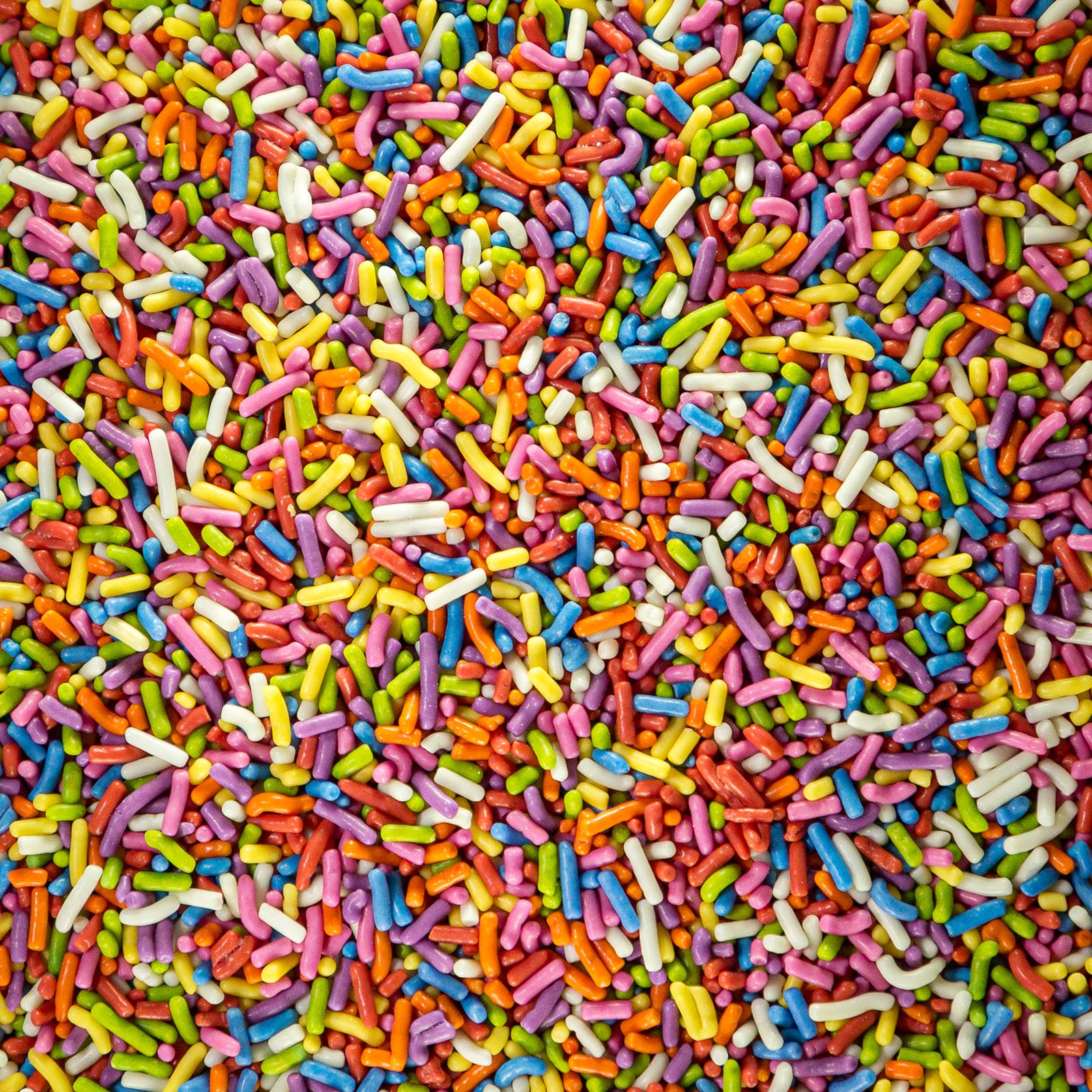 Sweet Eva’s Rainbow Sprinkles on ice cream spark festive, kid-friendly toppings.