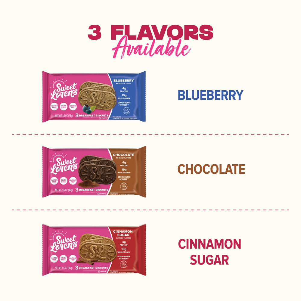 Sweet Loren's Cinnamon Sugar biscuits grab-and-go pack for busy days