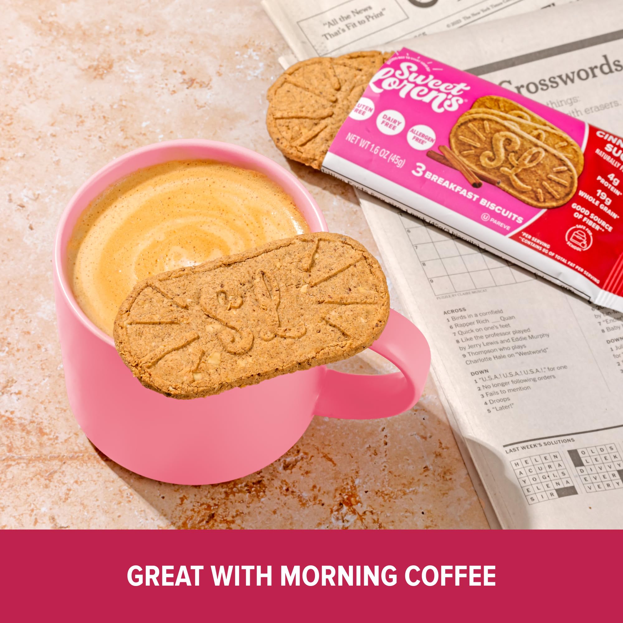 Sweet Loren’s protein-packed biscuits offer a satisfying start to busy mornings.