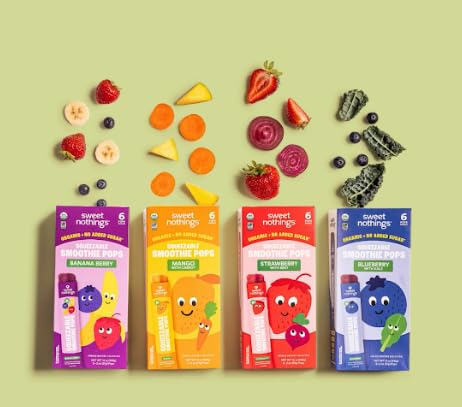 Sweet Nothings apple spinach veggie smoothie, plant-based option