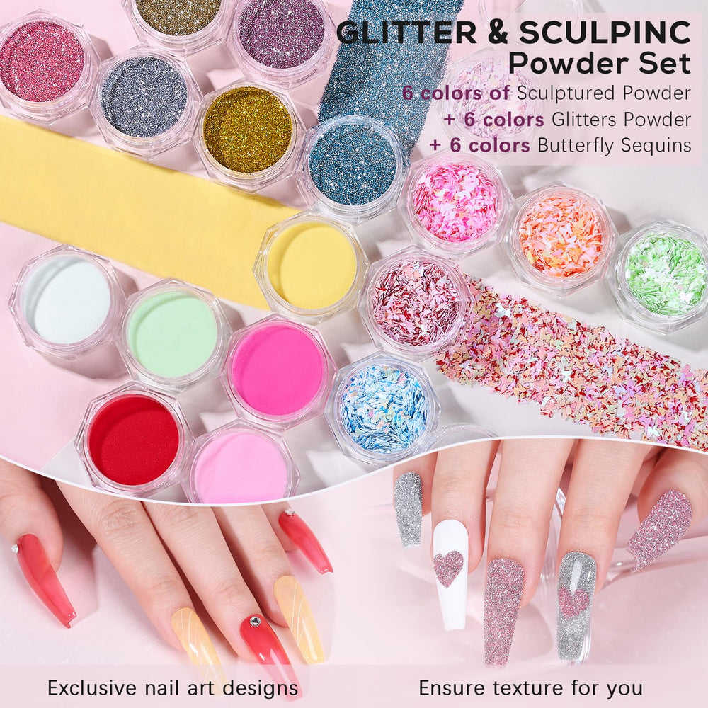 Sweet Trend top coat, glue, and remover set for finishing touches