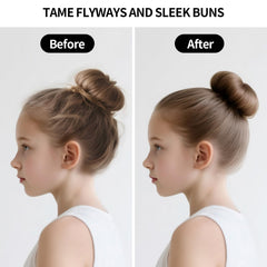 Sweet View Slick Back Brush demonstrates a soft, flexible hold with brushed texture.